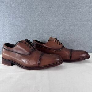 Joseph Abboud Men’s sz 10 Leather Brown Dress Shoes Workwear Oxfords Office